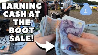 Earning CASH At The Car Boot Sale!