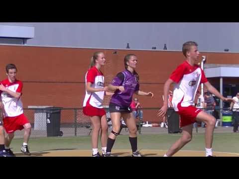 korfbalwedstrijd victum a1 rood wit movie