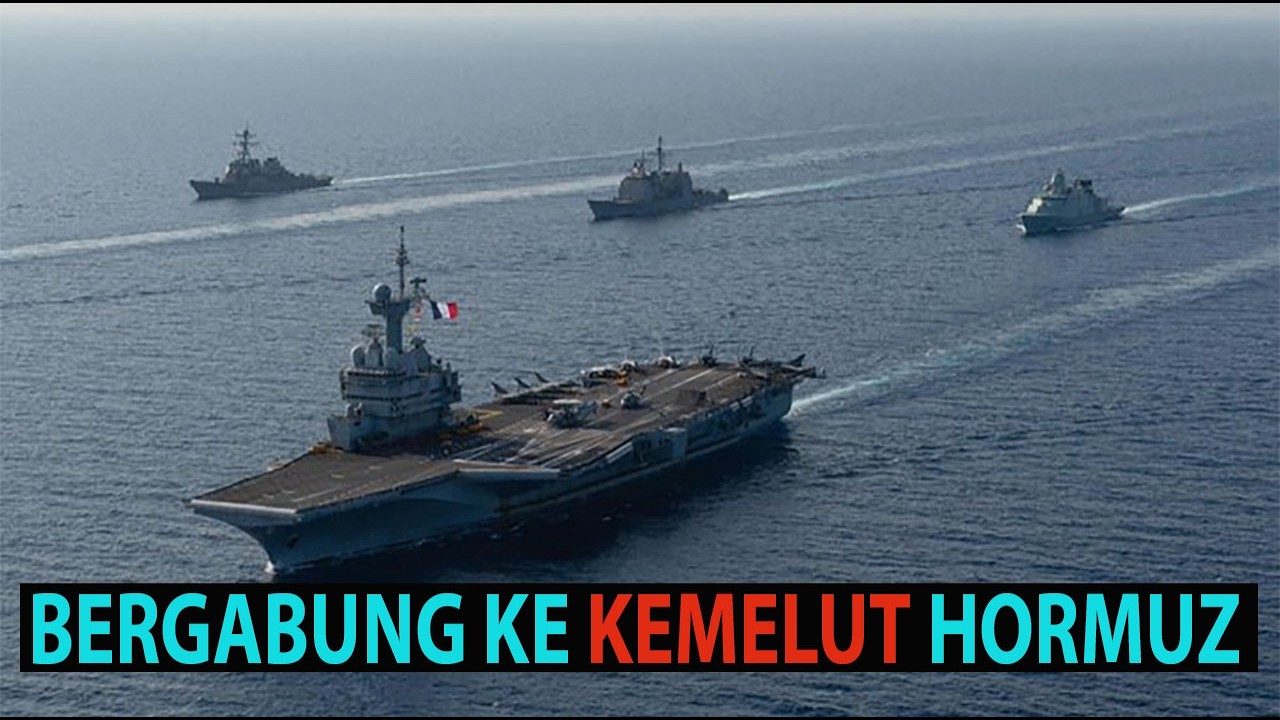 Kapal Induk Charles de Gaulle Ambil Posisi di Teluk Aden