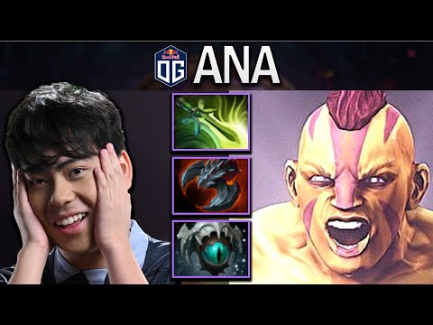 OG.ANA SMURF ANTI-MAGE WITH 19 KILLS - DOTA 2 7.30D PRO GAMEPLAY