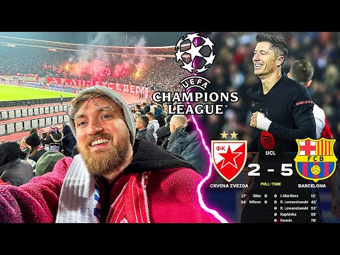 Roter Stern Belgrad vs. FC Barcelona - UCL Stadionvlog 🚀 | DAS NÄCHSTE SCHÜTZENFEST 😍 | ViscaBarca
