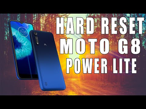 🔥 COMO HACER HARD RESET MOTO G8 POWER LITE