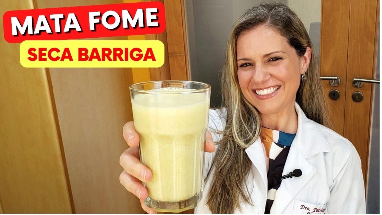 Vitamina para SECAR BARRIGA Rápido - Mata a Fome e ajuda a Emagrecer - Saudável e Gostosa