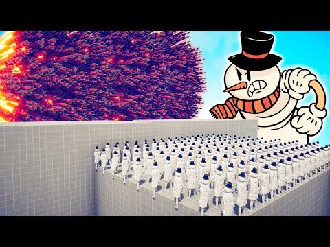 100x SNOWMAN + GIANT vs EVERY GOD - TABS | Totally Accurate Battle Simulator 2025