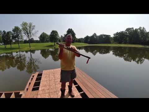 Building a Dock out of IPE Decking Part 5  |  We are getting close to the finish line on our Dock!