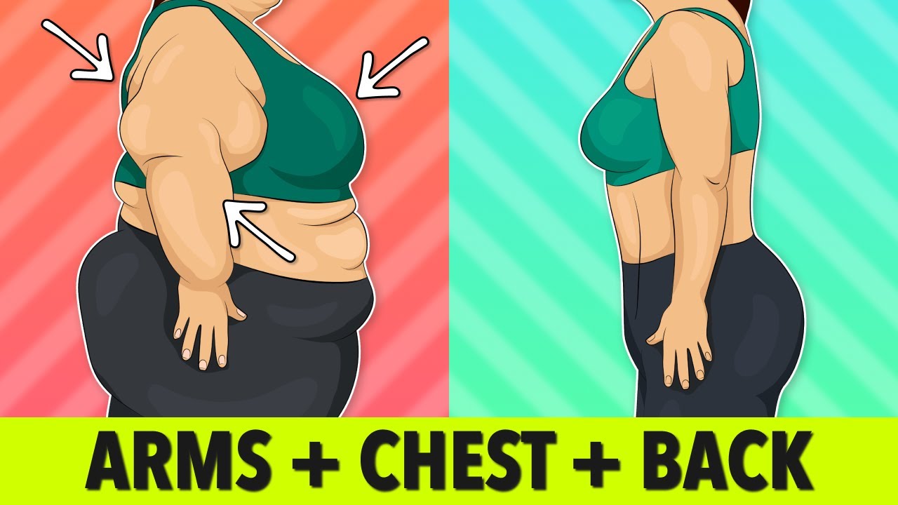 Reduce Arms, Chest and Back Fat in 17 Minutes/day