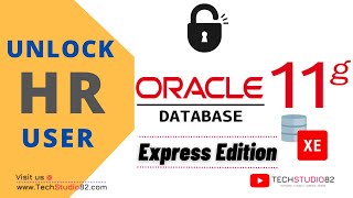 How to Unlock HR User in Oracle Database 11g Express Edition Software | Install HR Schema in 11g