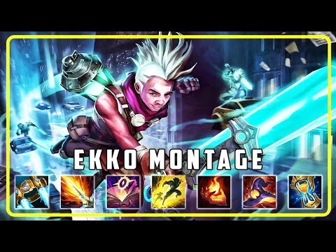 Ekko Montage Season 11 - BEST OUTPLAYS & COMBOS