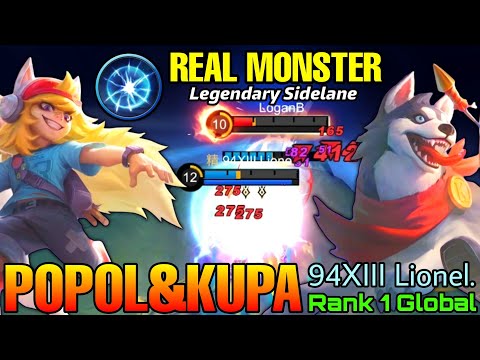 Real Monster Popol & Kupa Legendary Gameplay - Top 1 Global Popol and Kupa by 94XIII Lionel. - ML