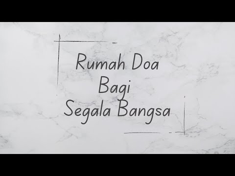 Lagu Rohani Terbaru 2022 - Rumah Doa Bagi Segala Bangsa (video lirik)