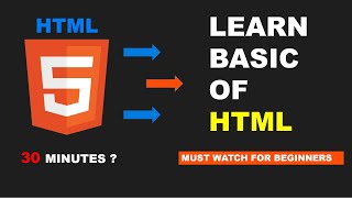 Download the video "HTML Tutorial | Under 30min | Learn all basics | PRAROZ"