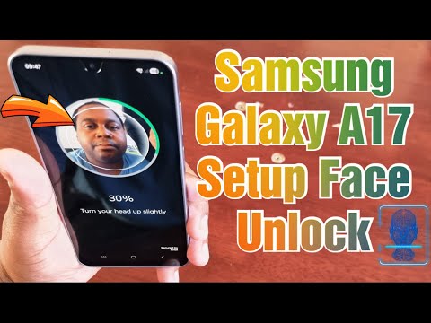 Samsung Galaxy A17 5G How to Setup Face Unlock as your Lock screen security|Add Face Recognition