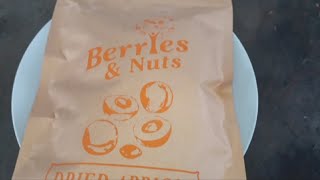 Berries & nuts dried apricots review//Amazon