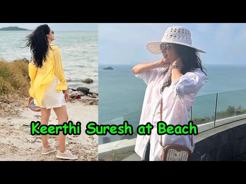 Beach Snap Shot Keerthi Suresh
