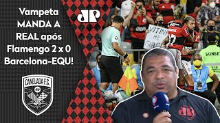 “O Flamengo jogou outro esporte comparado a Palmeiras e Atlético-MG”; Vampeta manda a real