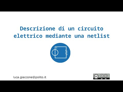 Descrizione di un circuito elettrico mediante una netlist