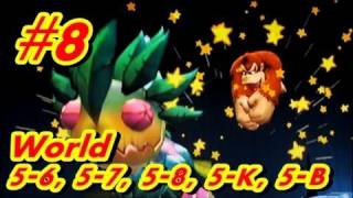 Let's Play Donkey Kong Country Returns 100% - Part 8 World 5-6, 5-7, 5-8, 5-K, 5-B