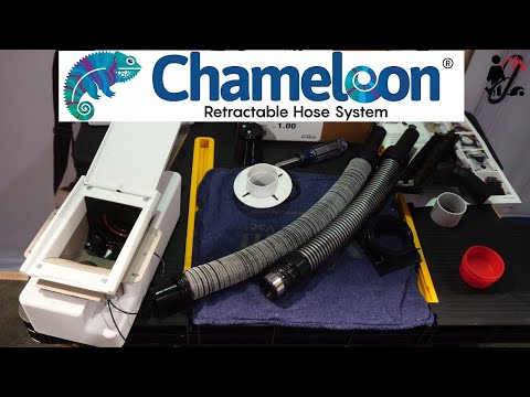 Chameleon Retractable Hose Central Vacuum System H P Products VDTA