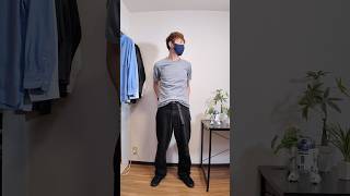 ちゃんと毎日ユニクロGU購入品着ている男🔥【ワイドストレートジーンズ・クルーネックTシャツ】#013