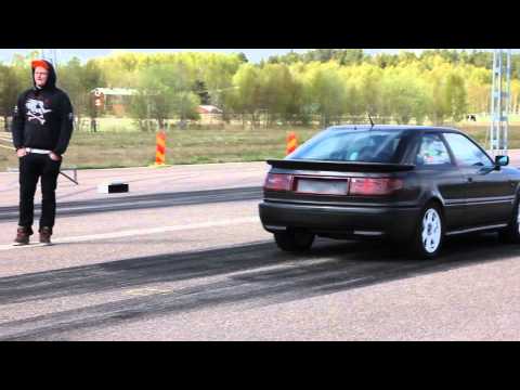 Audi S2 658whp Dragracing 1/4 mile 10,43 s (Insane  brutal sound)