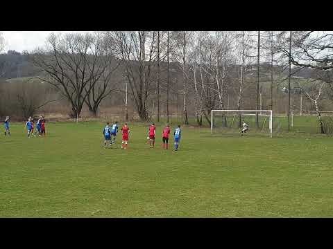 Liga regionalna juniorzy KS Chruślice - Sandecja Nowy Sącz (rzut karny dla Sandecji)