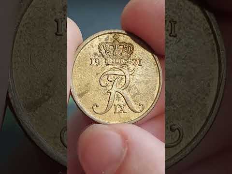 DANMARK 5 ORE COIN 1971 REVIEW + VALUE