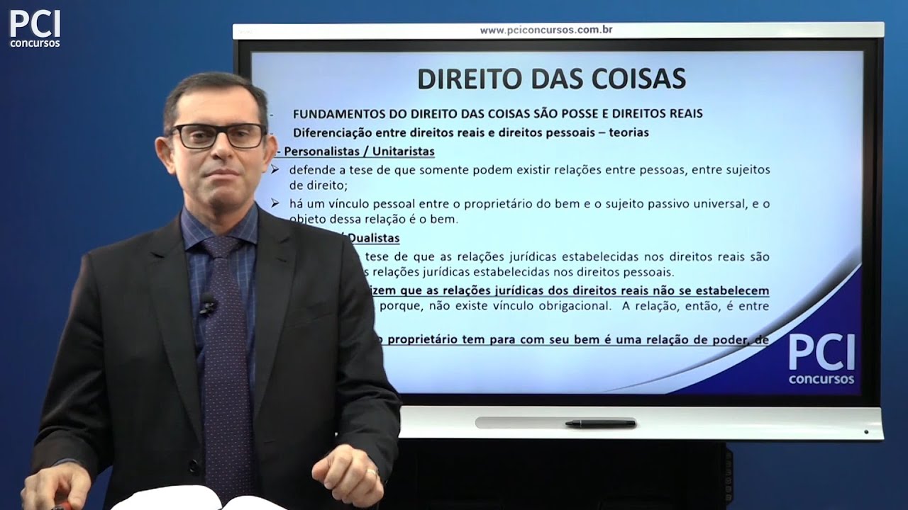 Aula 46 - Direito das Coisas - Direitos Reais e Direitos Pessoais