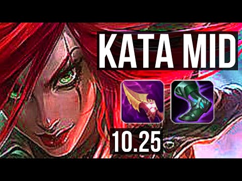 KATARINA vs LULU (MID) | Quadra, 2.2M mastery, 18/2/3, Legendary, 600+ games | EUW Diamond | v10.25