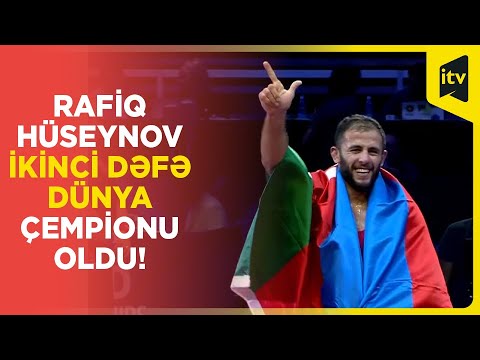 Yunan-Roma güləşçimiz Rafiq Hüseynov dünya çempionatının finalında iranlı rəqibini məğlub etdi!