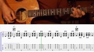 How to Play the Chords to Your Cheatin' Heart by Hank Williams on Guitar with TAB