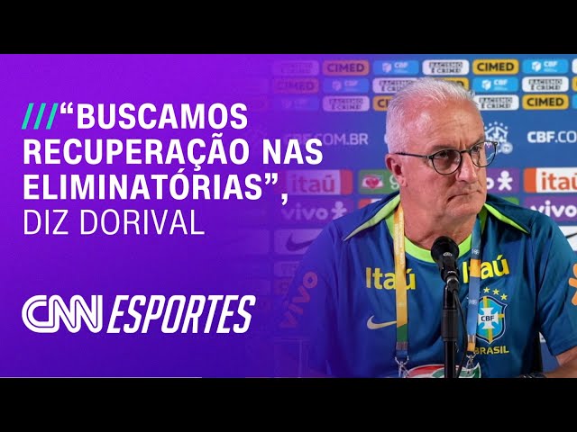 "Estamos buscando recuperação nas Eliminatórias", diz Dorival Jr. | CNN ESPORTES
