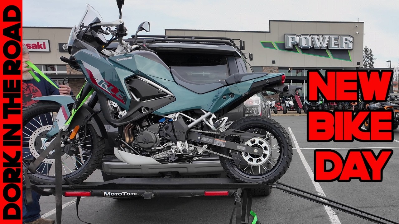 Kawasaki KLE 500 New Bike Day (Pickup and Full Walkaround)