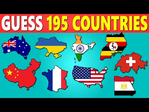 Guess and Learn ALL 195 Countries and Flags in The World 🌎
