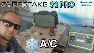 Hordozható klíma akksiról és napelemről? Lehetséges! - Cybertake S1 Pro