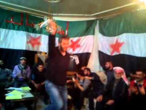 سهرة ثورية في منطقة حمص القديمة في مدينة حمص