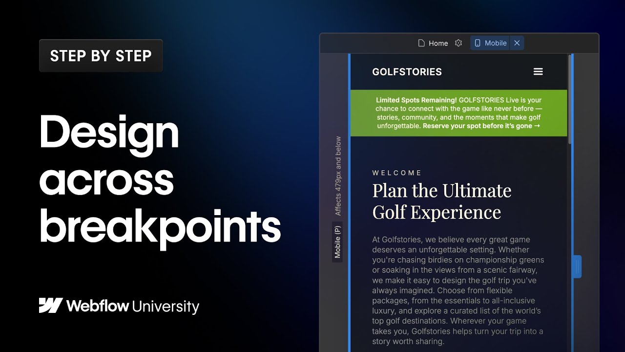 Design across breakpoints