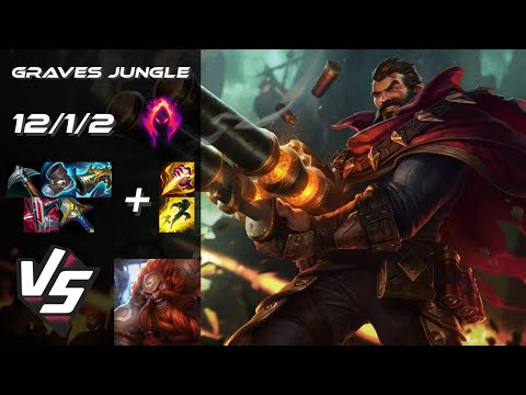 JUNGLE Graves vs Gragas - NA Challenger Patch 14.23