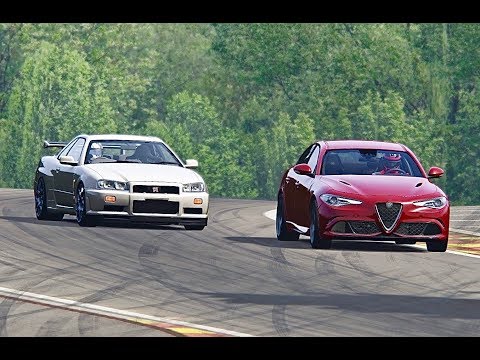 Alfa Romeo Giulia Quadrifoglio vs Nissan Skyline GT-R Monster