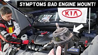 SYMPTOMS OF BAD ENGINE MOUNT ON KIA FORTE SORENTO SPORTAGE OPTIMA SOUL RIO
