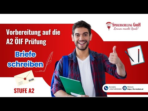 A2 Beispiele für Briefe: Lerne, wie man Briefe auf Deutsch schreibt – ÖIF-Prüfungsvorbereitung