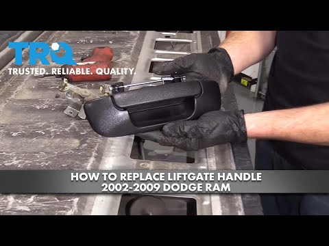How To Replace Liftgate Handle 2002-09 Dodge Ram 1500