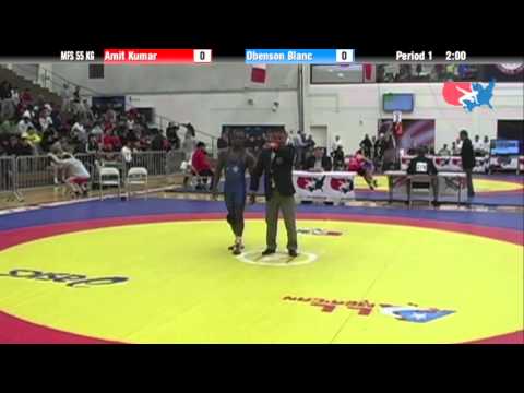 55 KG Consolation R2 - Amit Kumar IND vs Obenson Blanc TMWC