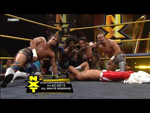 Neville, Corey Graves, Woods & CJ Parker vs Leo Kruger, Tyler Breeze & The Ascension: NXT 2013 HD