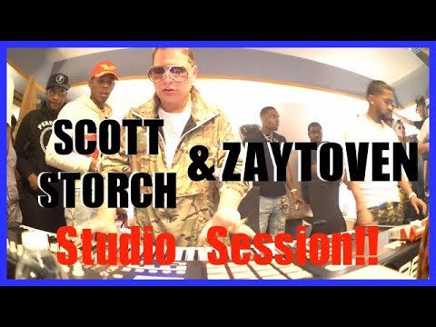 Scott storch & Zaytoven　Coking beats Epic studio session part 1