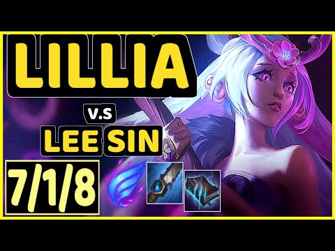 KREOX (LILLIA) vs LEE SIN - 7/1/8 KDA JUNGLE GAMEPLAY - EUW Ranked MASTER