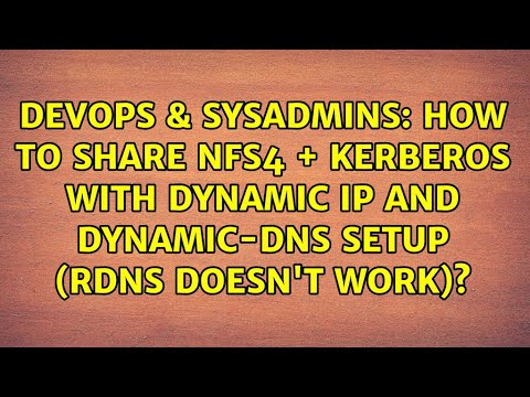 How to share NFS4 + Kerberos with dynamic IP and dynamic-dns setup (rdns doesn't work)?
