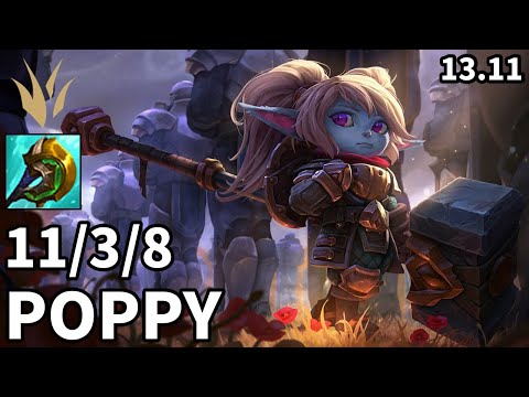 Poppy Jungle vs Jarvan IV - KR Master | Patch 13.11
