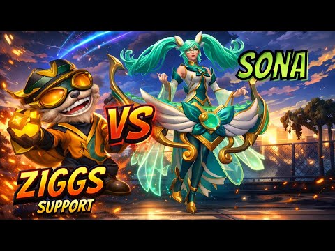 Ziggs Support vs Sona – Changed the Rules of the Game… Lost the Win Streak?
