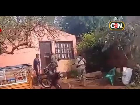 Alto Paraná: Allanamiento en busca de peligroso asaltante vinculado a ataque a camión de caudales