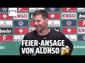 Xabi Alonso sorgt nach Party-Frage für Lacher! 😂🎉 | Bayer Leverkusen | DFB-Pokal